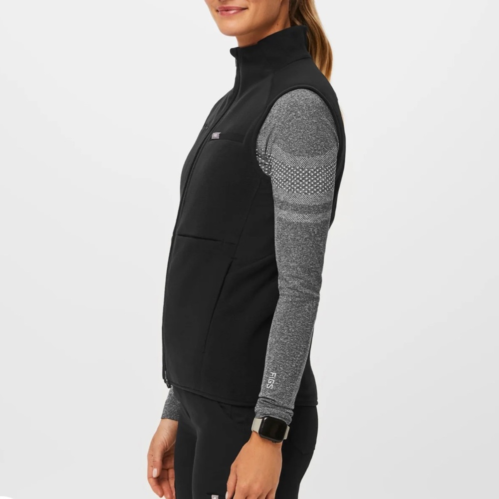 Figs Black Women's Vest
